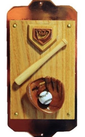 A baseball mezuzah case by Ric von Neumann