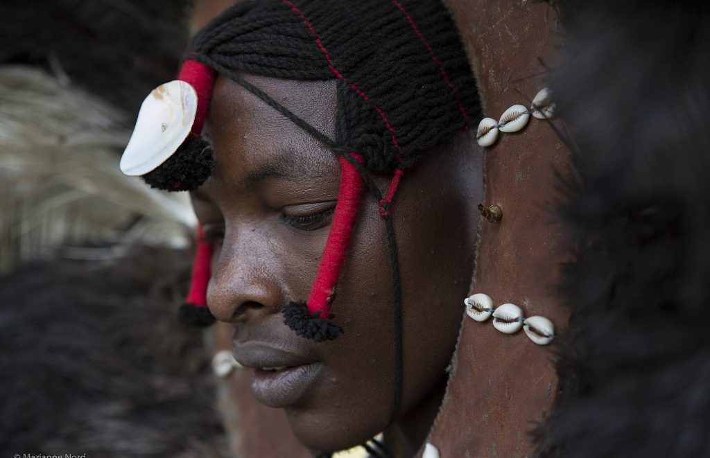 Eric Young at a ceremony making Nelson Ole Reiyia an elder. (Courtesy)