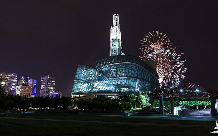 The Canadian Museum for Human Rights.