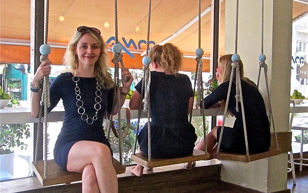 Chantal Ringuet in Tel Aviv. (Courtesy)