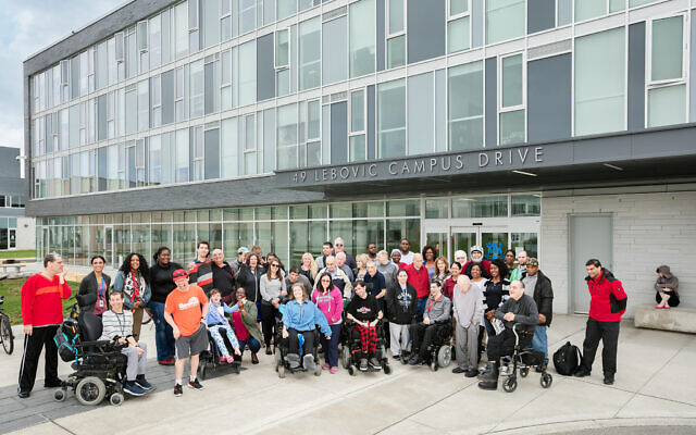 Residents at Reena’s community residence in the Toronto suburb of Vaughan, before the coronavirus pandemic.