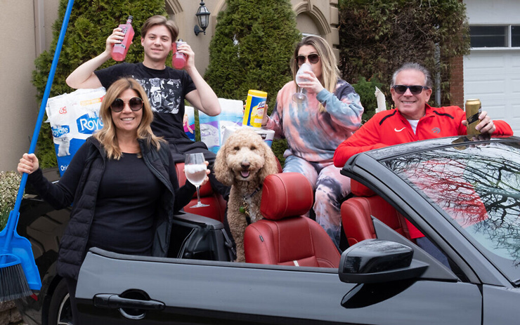 The Marshall Family, photographed by Elliot Sylman, April 2020.