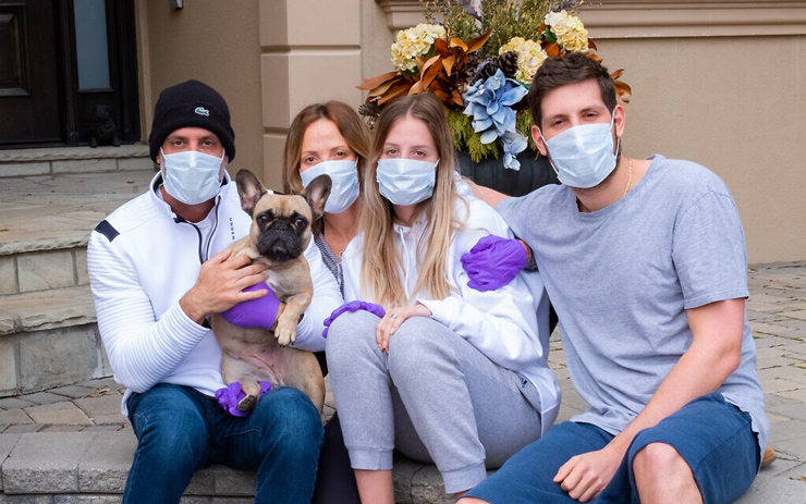 The Sacks Family, photographed by Elliot Sylman, April 2020.