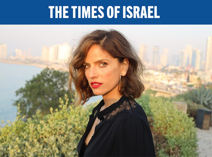 Noa Tishby in Jaffa, January 2021. (Alon Shafransky)