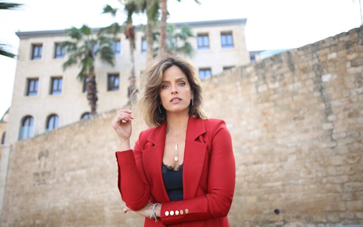 Noa Tishby in Jaffa, January 2021. (Alon Shafransky)