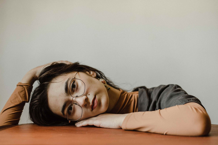 Maxine Lee Ewaschuk photographed for the ‘Periphery’ exhibition at UJA Toronto. (Liat Aharoni)