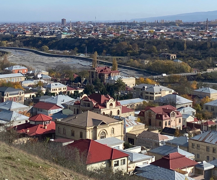 Red Village seen from above. (Photo by Robert Sarner)