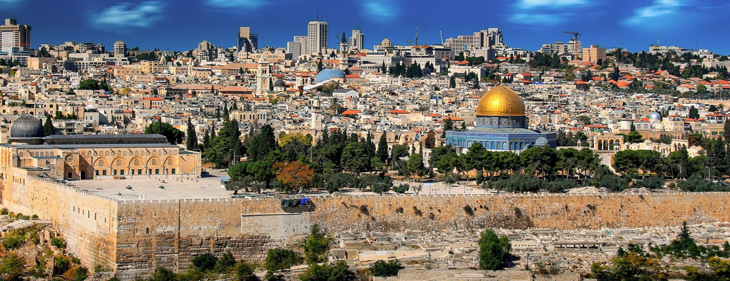 Old and new come together in Jerusalem, Israel's capital city