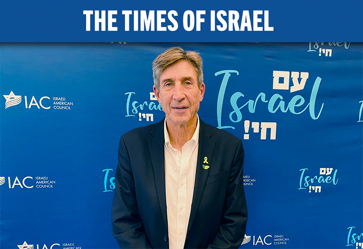 Glenn Cohen at the recent annual national conference of the Israeli American Council in Hollywood, Florida, Jan. 2026. (Photo by Robert Sarner)